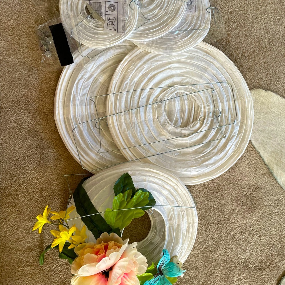 White Paper Party Lanterns